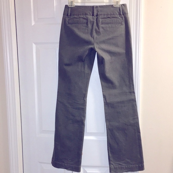 Express Army green low rise trousers w pockets - Sz 0 - Picture 3 of 7